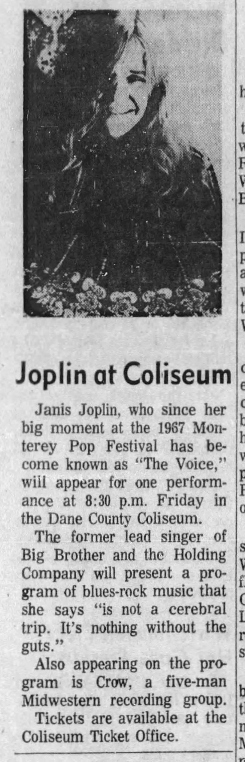 "Joplin at Coliseum"